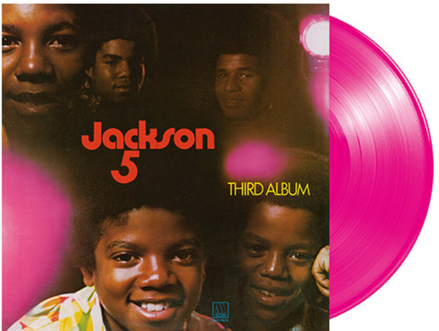 the album cover for Jackson 5 - Third Album [Clear Pink]