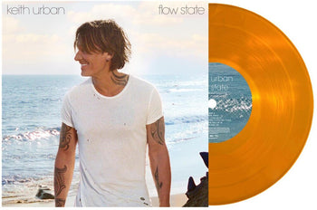 the album cover for Keith Urban - flow state [Translucent Orange]
