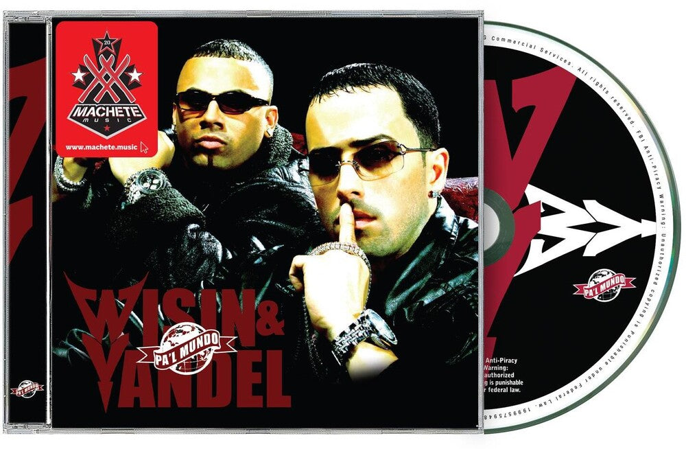 the album cover for Wisin & Yandel - Pa'l Mundo (Machete 20th Anniversary) (Aniv)