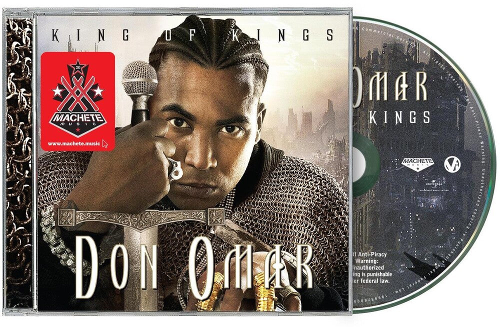 the album cover for Don Omar - King Of Kings (Machete 20th Anniversary) (Aniv)