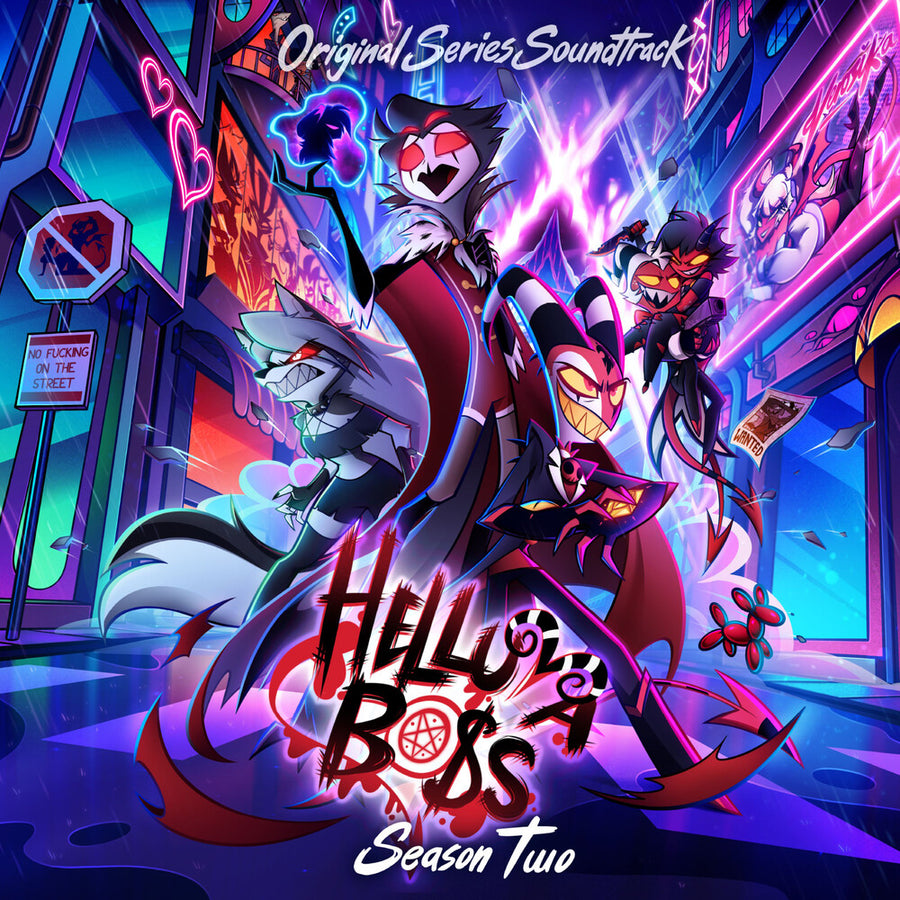 the album cover for Helluva Boss - Helluva Boss: Season 2 (Original Soundtrack) [Pink Splatter]