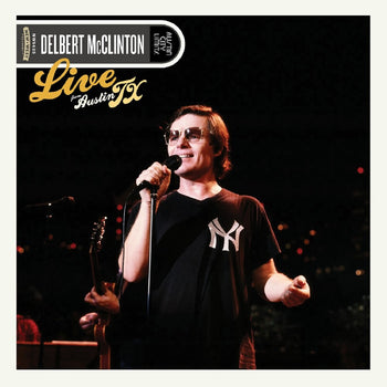 the album cover for Delbert McClinton - Live From Austin TX [Indie Exclusive Red White & Blue]
