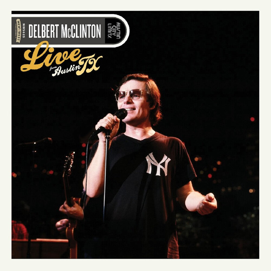 the album cover for Delbert McClinton - Live From Austin TX [Indie Exclusive Red White & Blue]