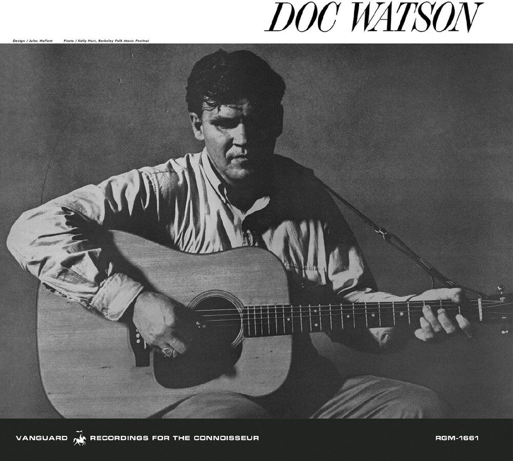 the album cover for Doc Watson - Doc Watson [Deep River Blue]