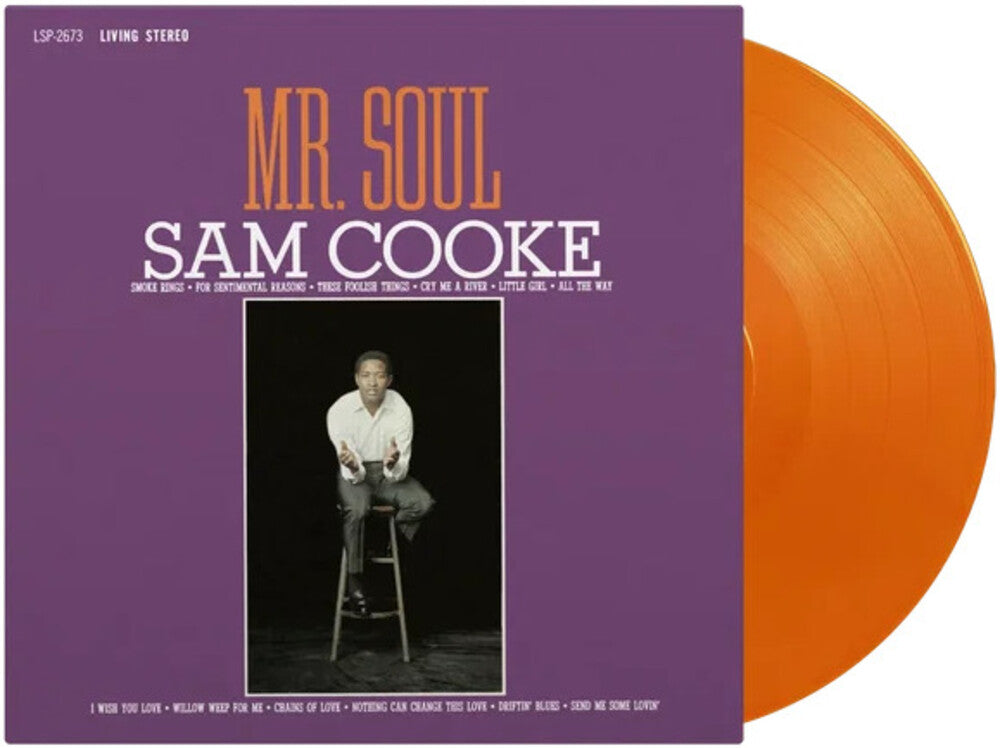 the album cover for Sam Cooke - Mr. Soul [Colored Vinyl] [Limited Edition] [180 Gram] (Org) (Hol)