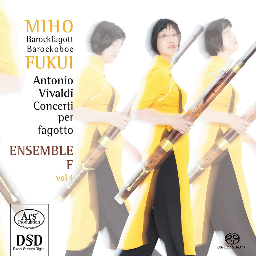 the album cover for Miho Fukui - Concerti Per Fagotto Vol. 4