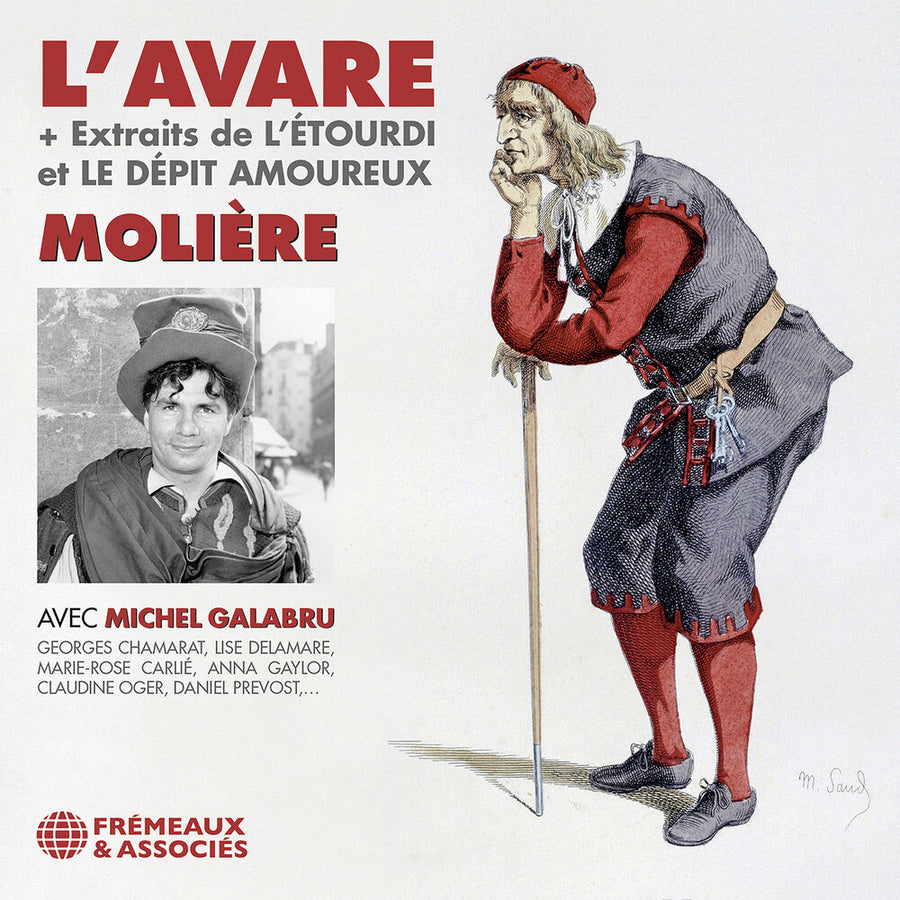 the album cover for Moliere - L'avare (Plus Extraits De L'etourdi Et - Moliere - L'avare (Plus Extraits De L'etourdi Et