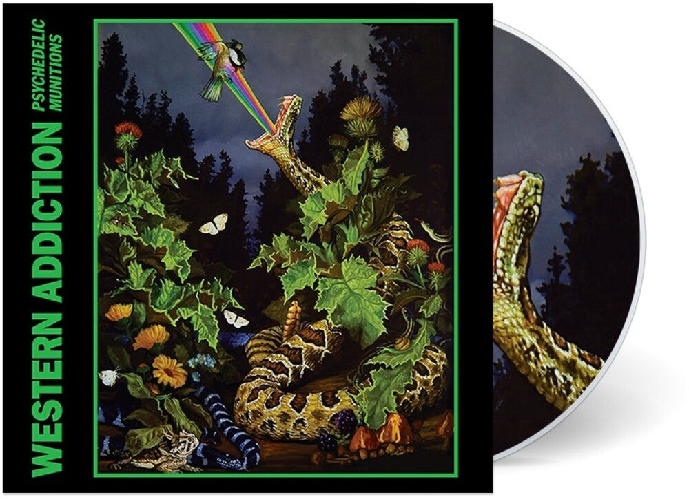 the album cover for Western Addiction - Psychedelic Munitions