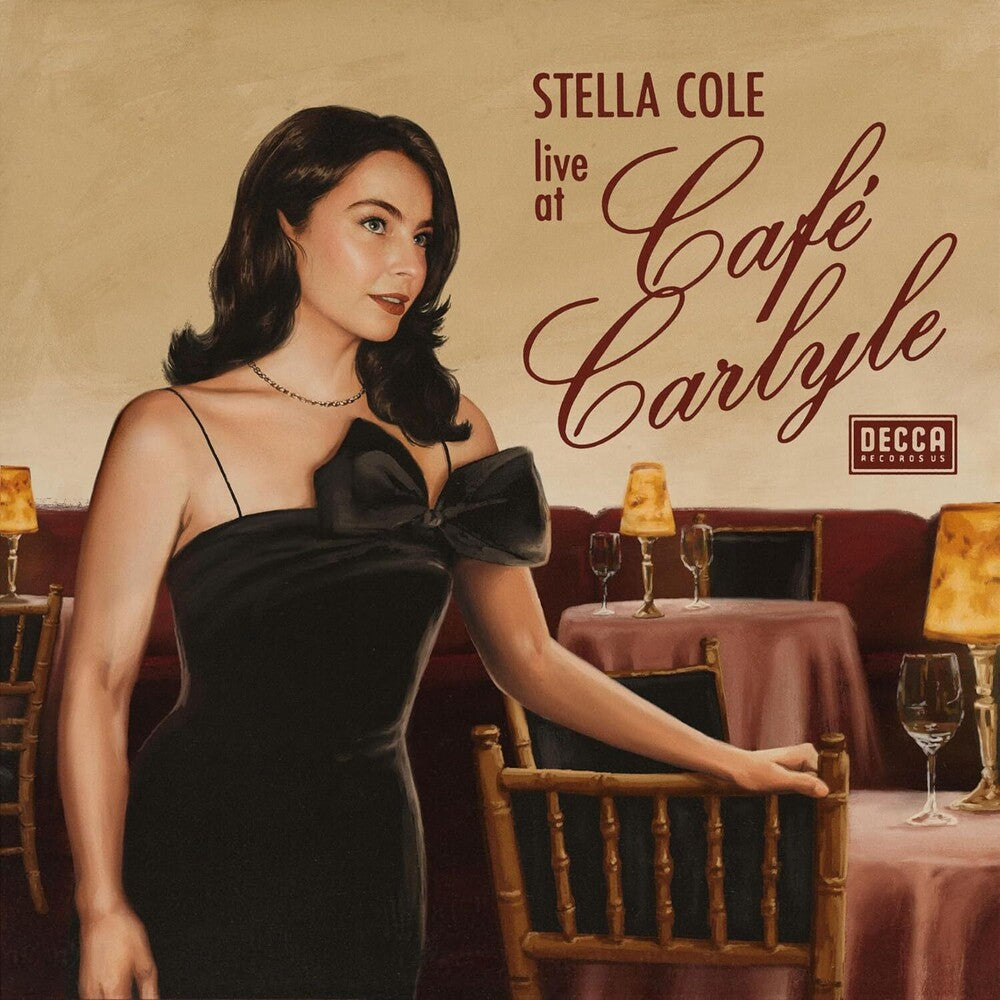 the album cover for Stella Cole - Live at Cafe Carlyle