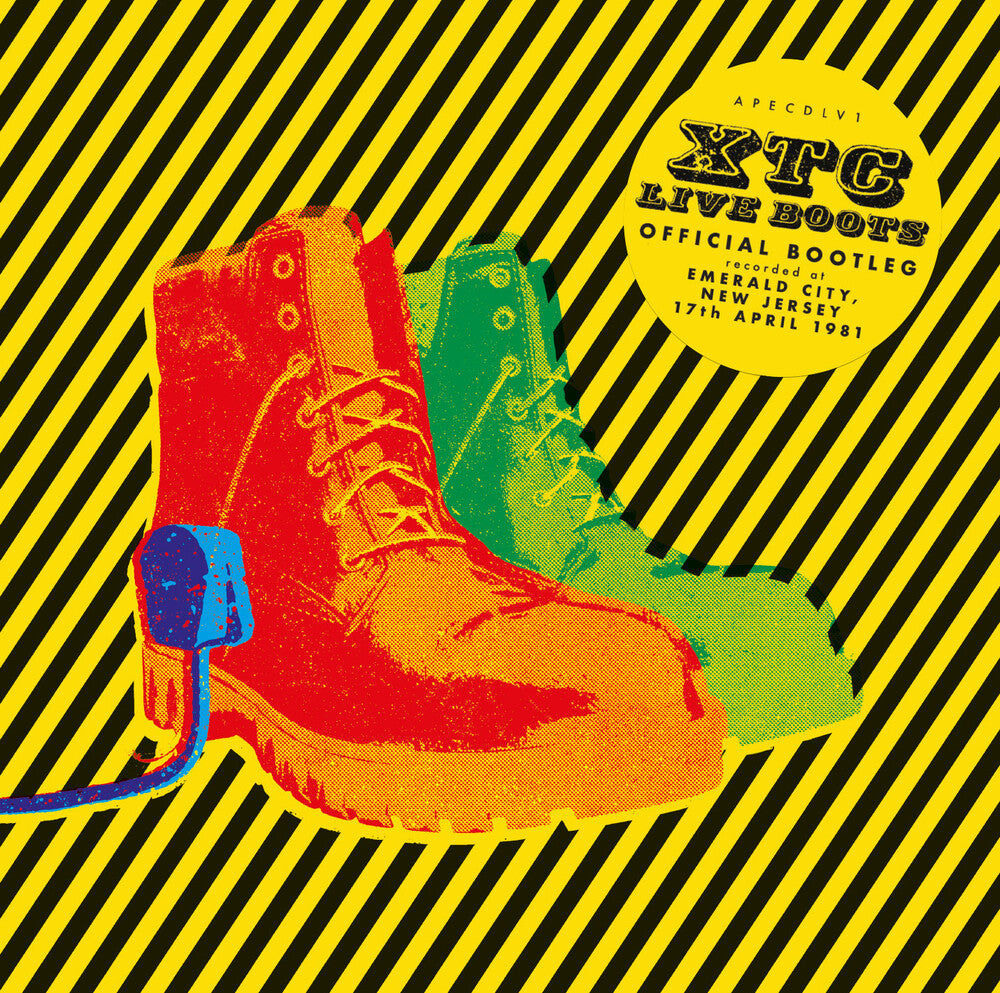 the album cover for Xtc - Live Boots: Emerald City Cherry Hill New Jersey