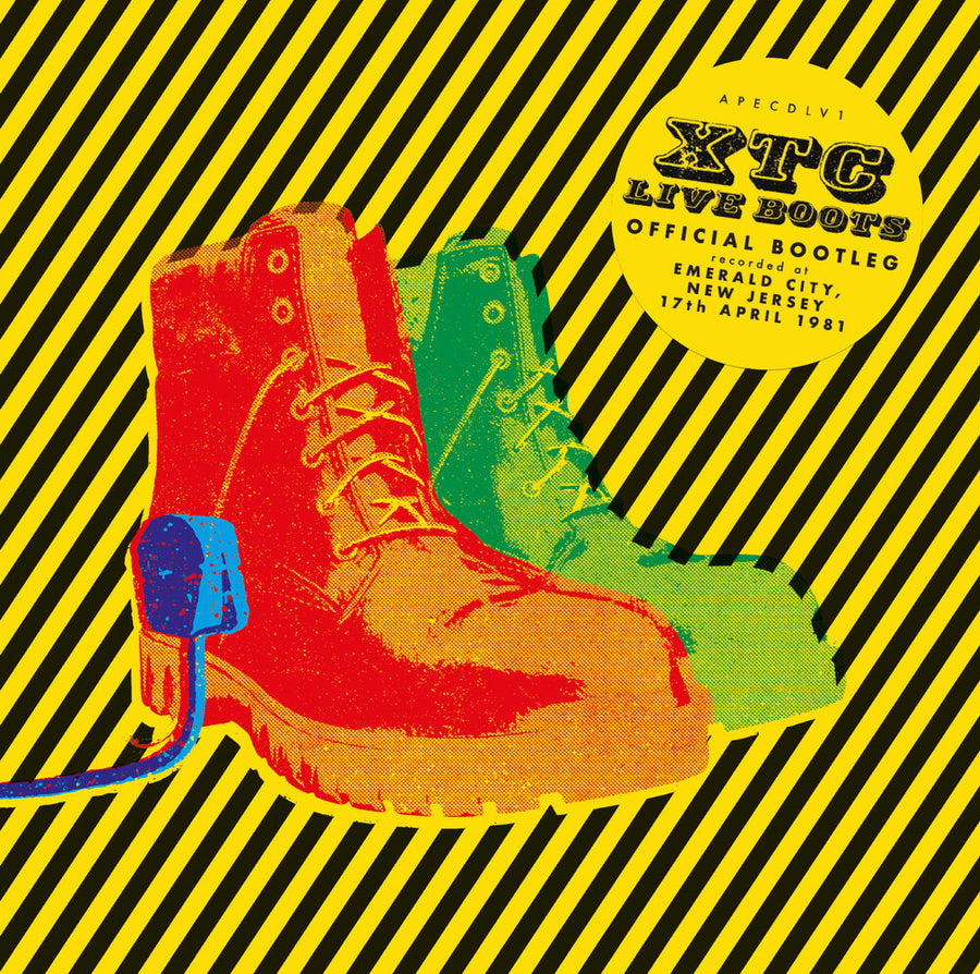 the album cover for Xtc - Live Boots: Emerald City Cherry Hill New Jersey