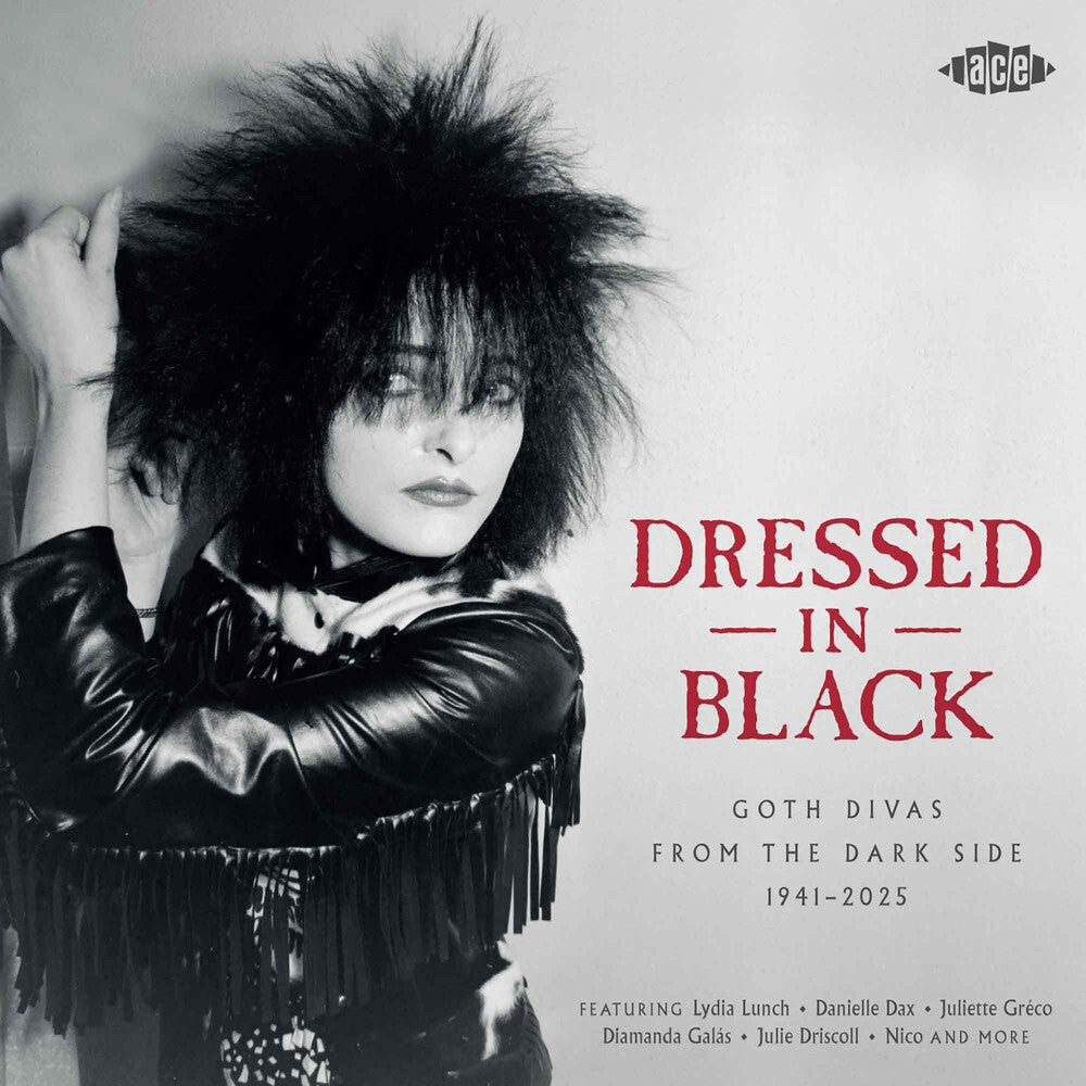the album cover for Various Artists - Dressed In Black: Goth Divas From Dark Side