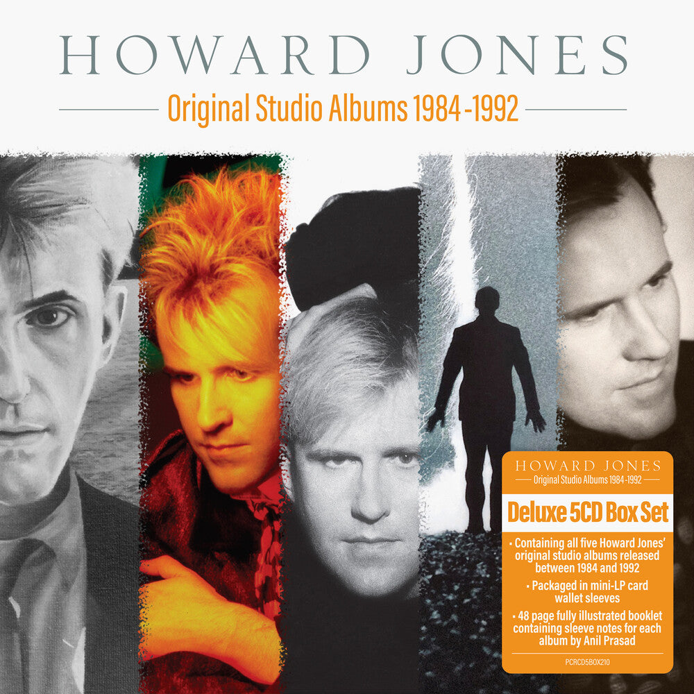the album cover for Howard Jones - Original Studio Albums 1984-1992 (Box) (Uk)