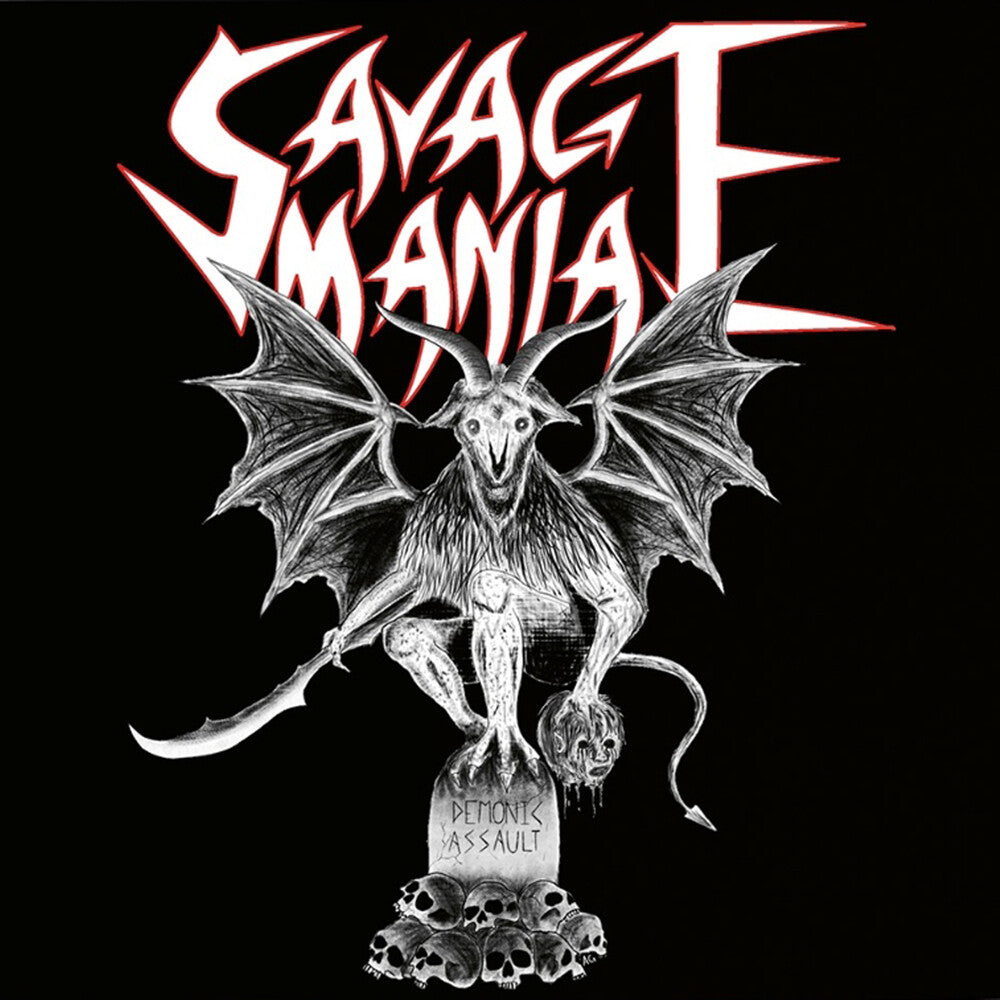 the album cover for Savage Mania - Demonic Assault (Uk)