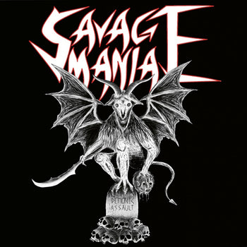 the album cover for Savage Mania - Demonic Assault
