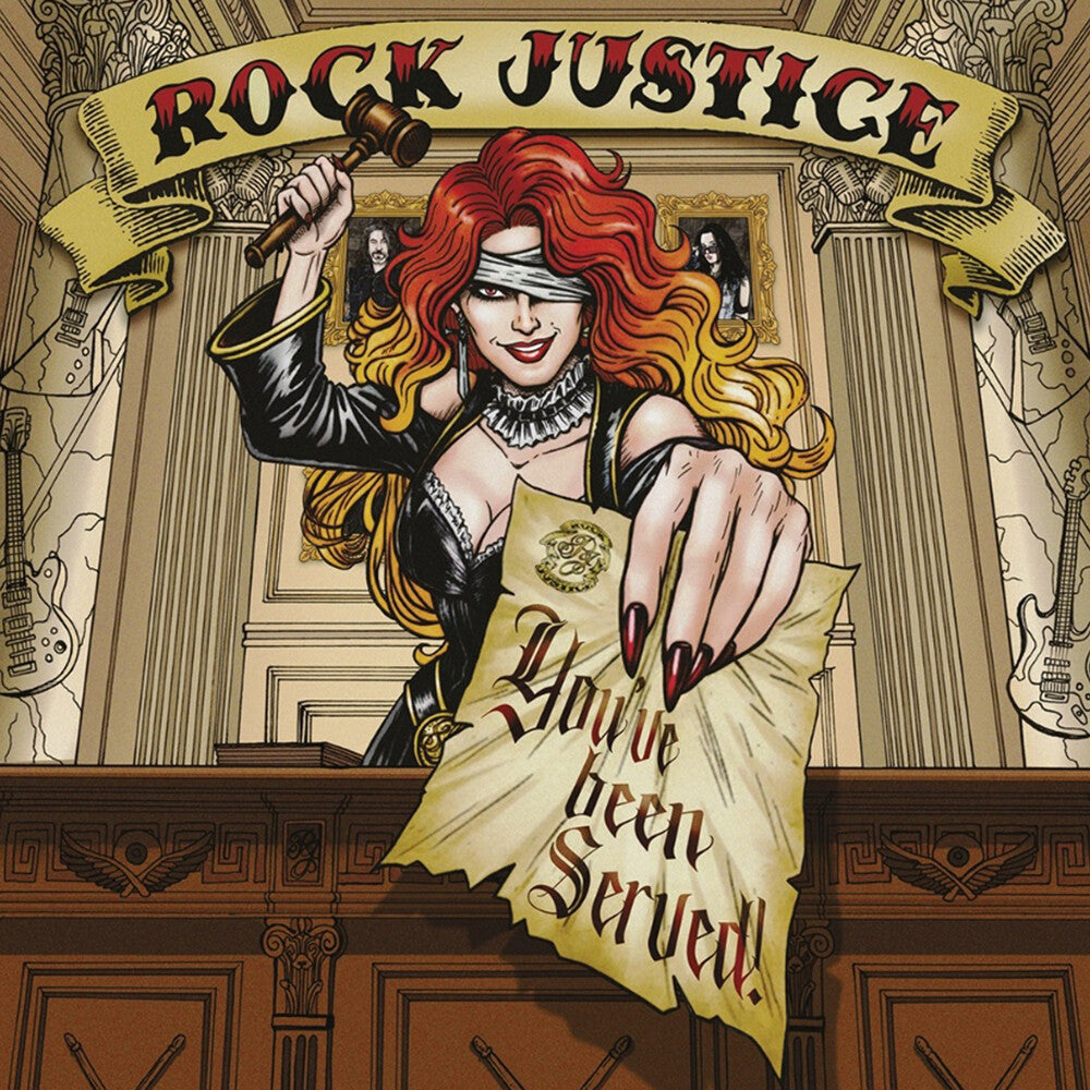 the album cover for Rock Justice - You've Been Served (Uk)