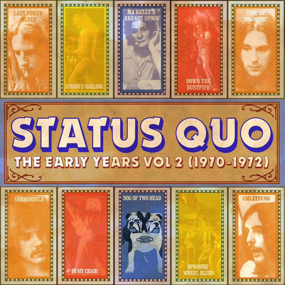 the album cover for Status Quo - Early Years Vol 2 1970-1972 (Box) (Uk)
