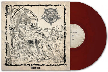 the album cover for Mortem - Morketid - 140gm Oxblood Vinyl [Colored Vinyl] (Ofgv) (Red)