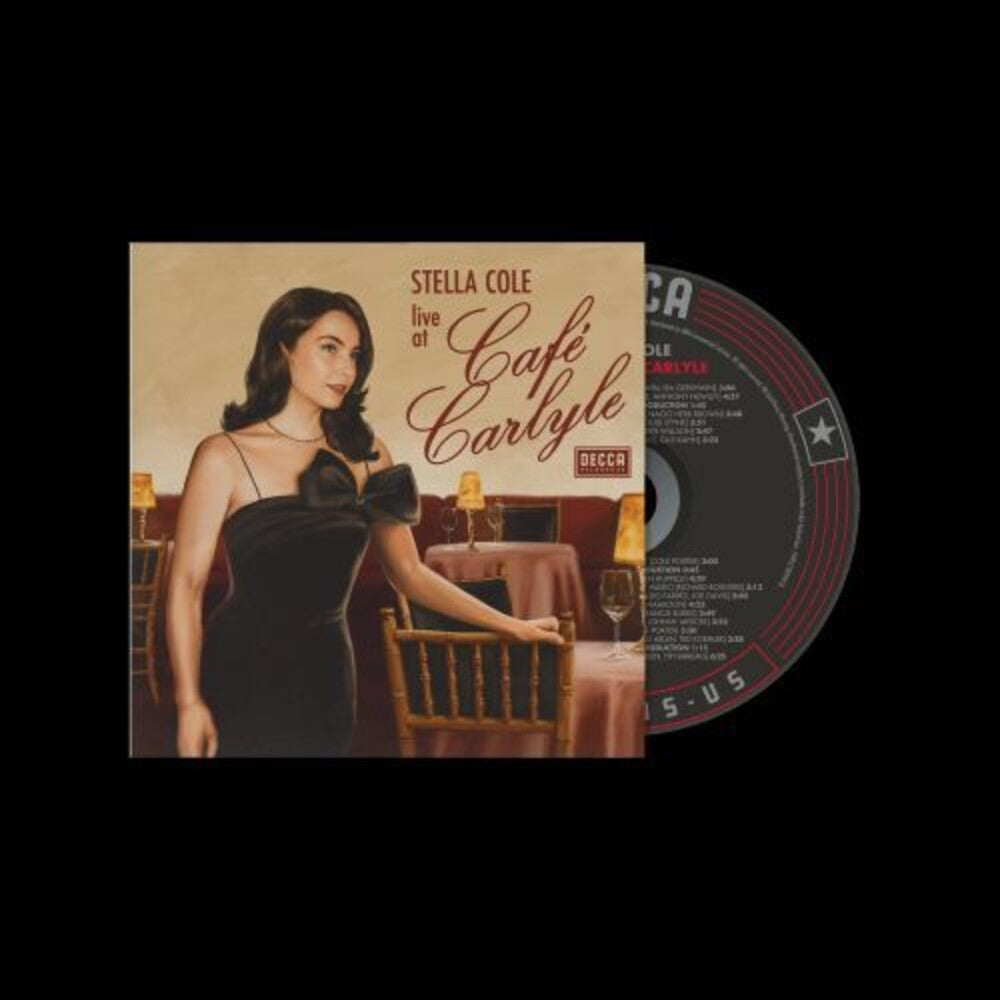 the album cover for Stella Cole - Live at Cafe Carlyle