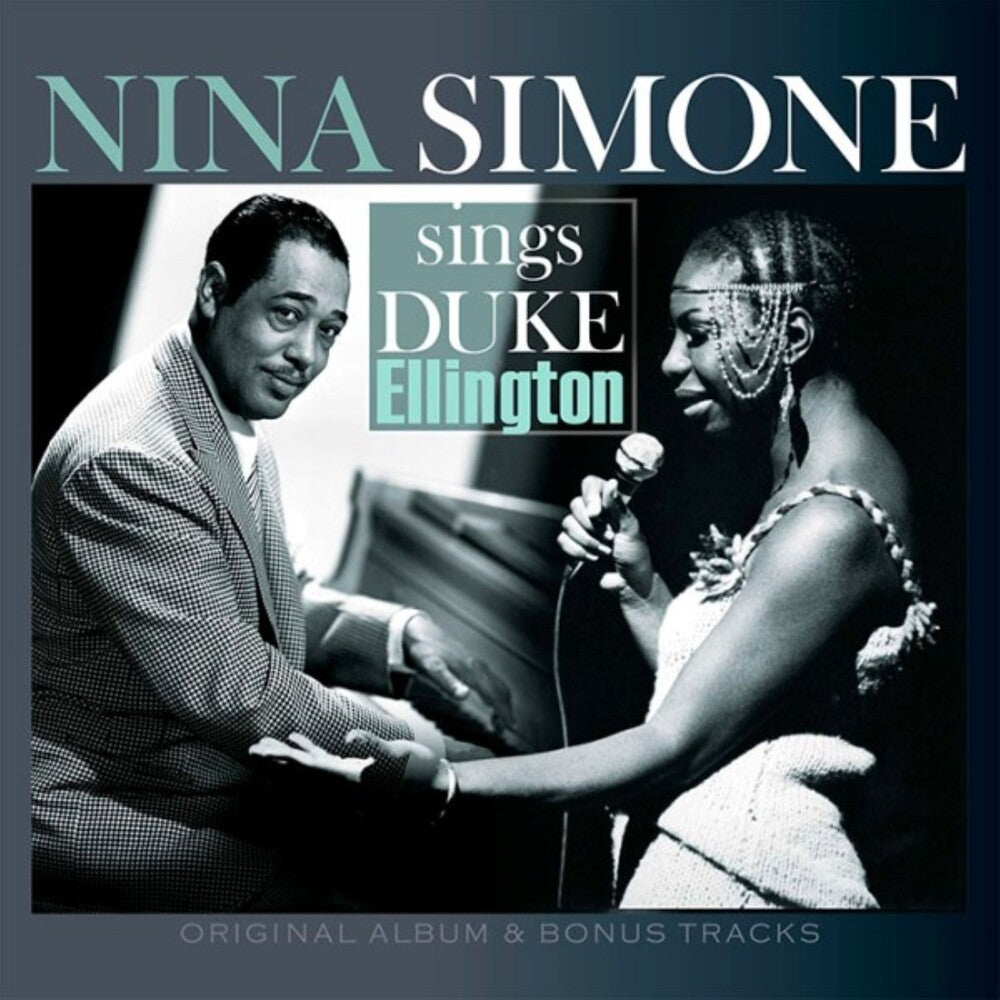the album cover for Nina Simone - Sings Duke Ellington [Crystal Clear & White]