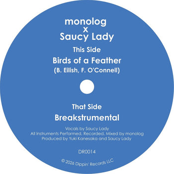 the album cover for Monolog & Saucy Lady - Birds Of A Feather