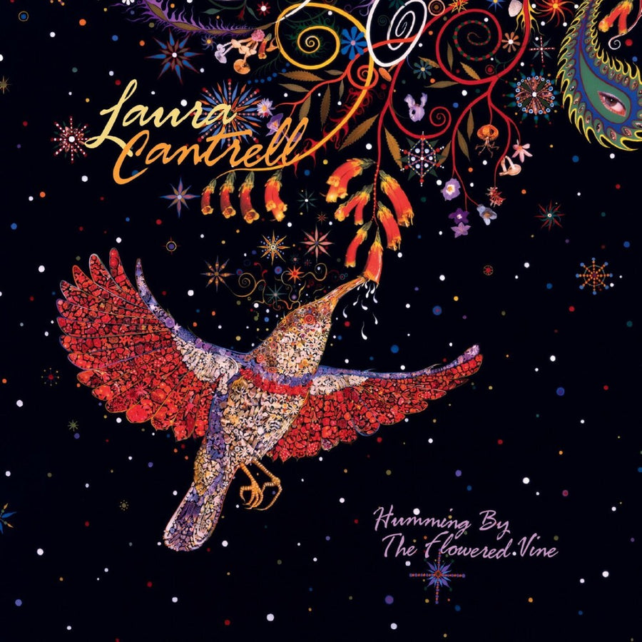 the album cover for Laura Cantrell - Humming By The Flowered Vine - 20th Anniversary
