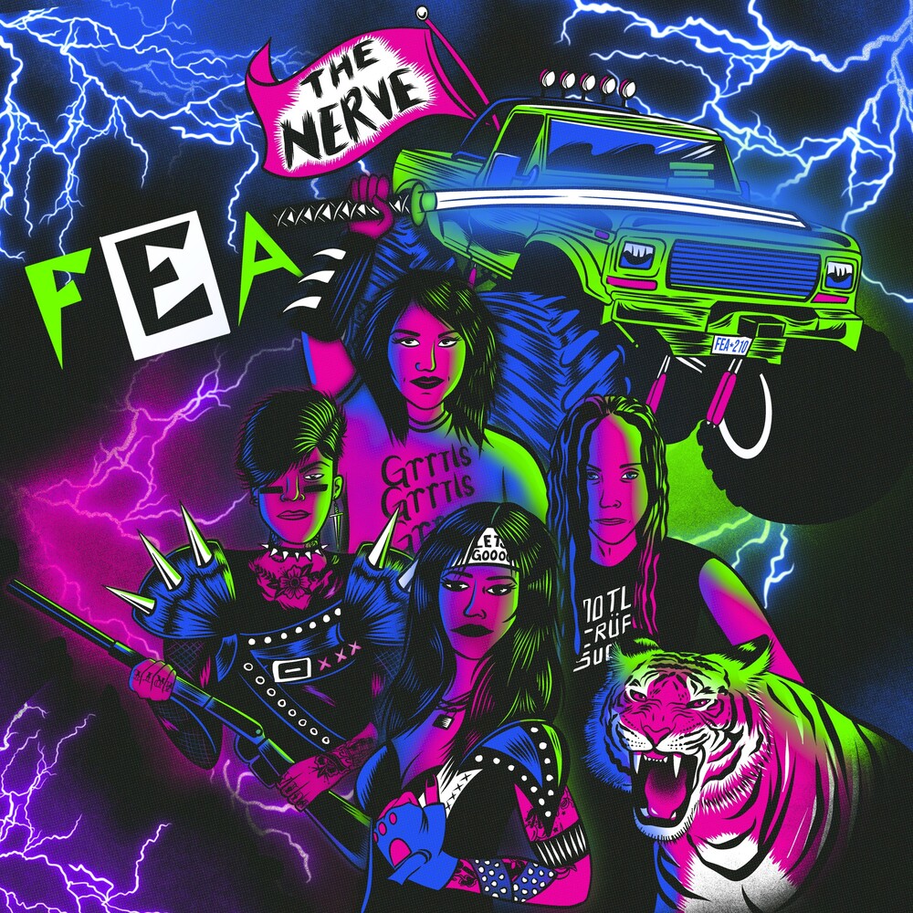 the album cover for FEA - The Nerve