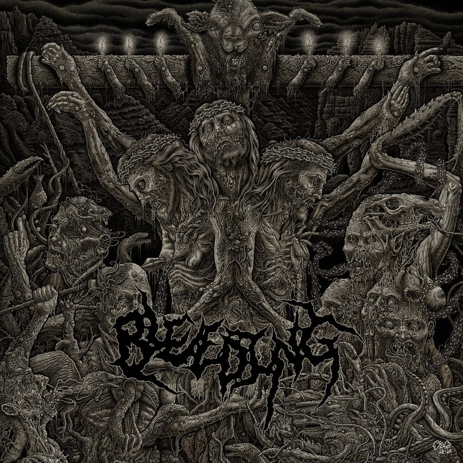 the album cover for Bleeding - Dispersed Blood Sustenance