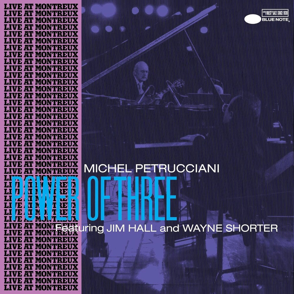 the album cover for Michel Petrucciani - Power of Three (Blue Note Tone Poet Edition) [180g]