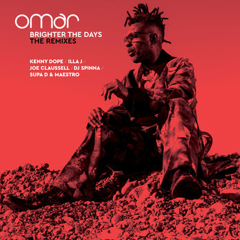 the album cover for Omar - Brighter the Days - the Remixes (2lp)
