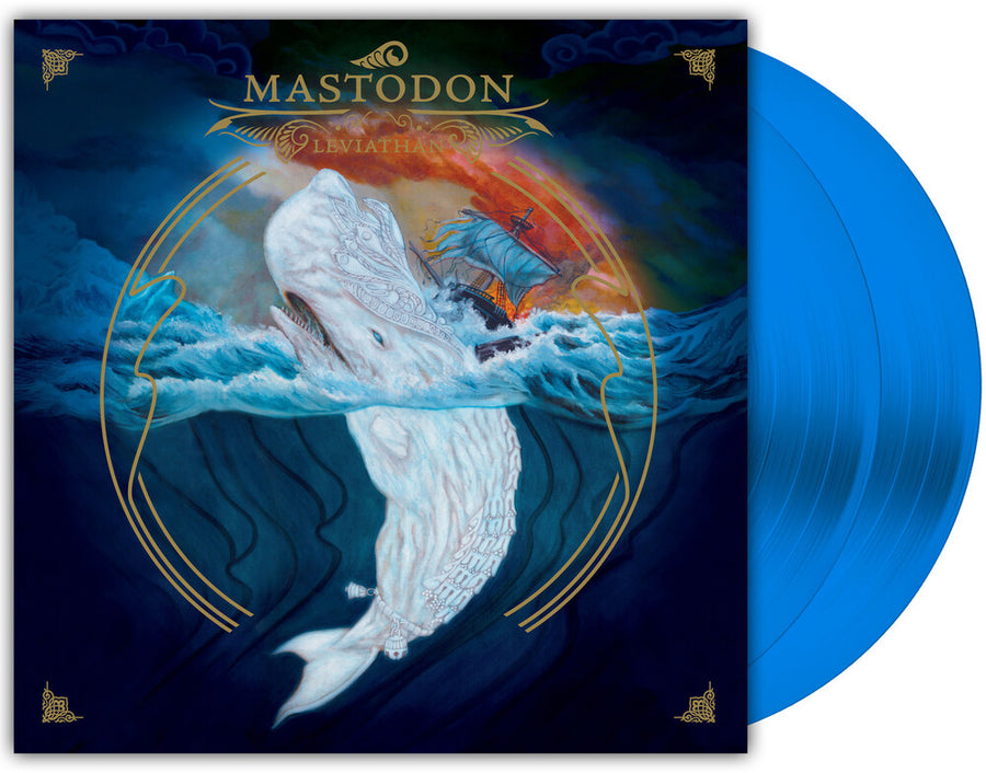 the album cover for Mastodon - Leviathan [Sky Blue]