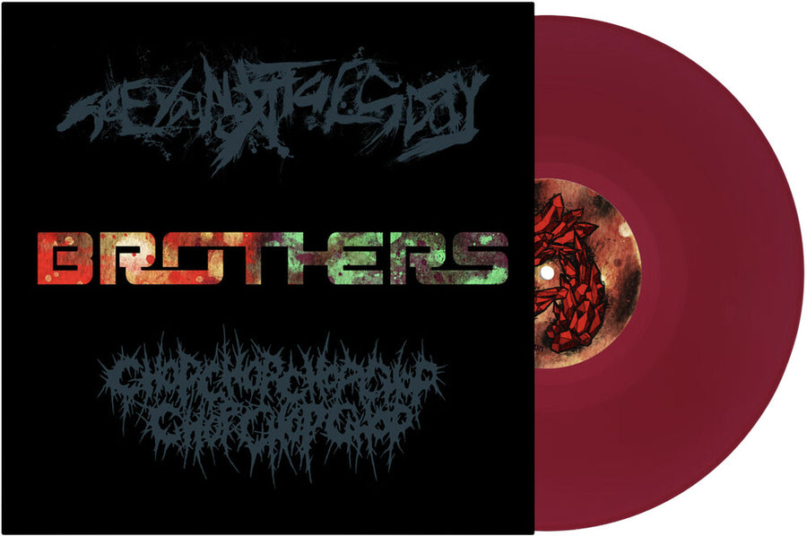the album cover for See You Next Tuesday - Brothers (translucent Ruby Vinyl)