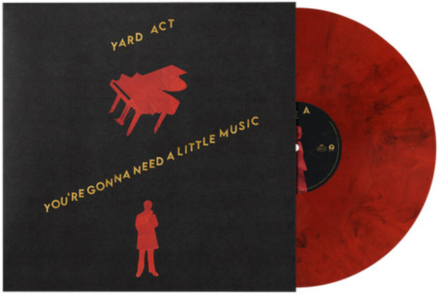 the album cover for Yard Act - You're Gonna Need A Little Music [Indie Exclusive Gold Smoke]