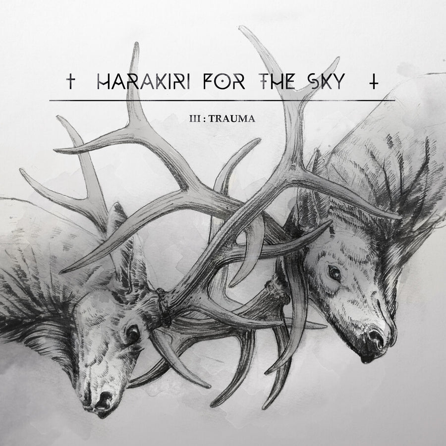 the album cover for Harakiri for the Sky - Iii: Trauma