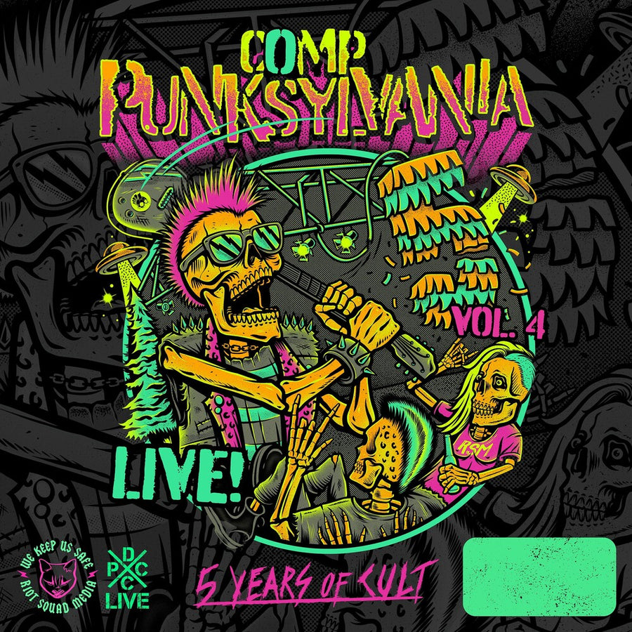 the album cover for Various Artists - Comp Punksylvania Vol. 5 Live