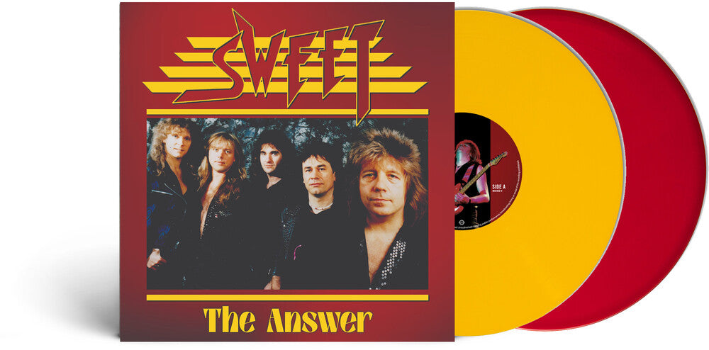 the album cover for Sweet - Answer (Bonus Tracks) [Colored Vinyl] [Deluxe] (Gate) [Limited Edition]