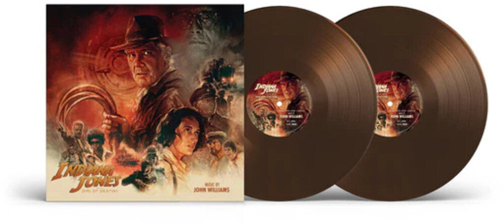 the album cover for John Williams  (Brwn) (Colv) (Ltd) (Uk) - Indiana Jones & The Dial Of Destiny - O.S.T. [Limited Edition]