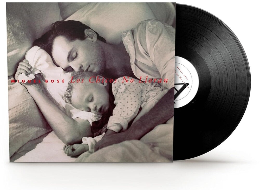 the album cover for Miguel Bose - Los Chicos No Lloran (Spa)