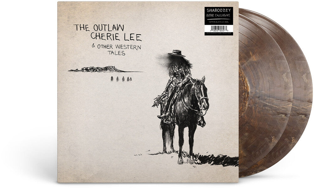 the album cover for Shaboozey - Outlaw Cherie Lee & Other Western Tales [Indie Exclusive Copper Black Ice]