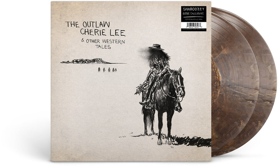 the album cover for Shaboozey - Outlaw Cherie Lee & Other Western Tales [Indie Exclusive Copper Black Ice]