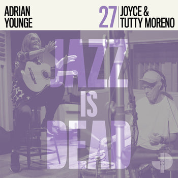 the album cover for Tutty Moreno & Adrian Younge Joyce - Joyce E Tutty Moreno Jid027