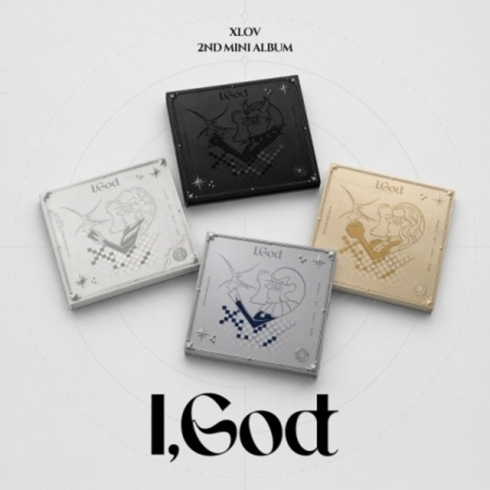 the album cover for "xlov " - I,god (i / G / O / D Ver.)