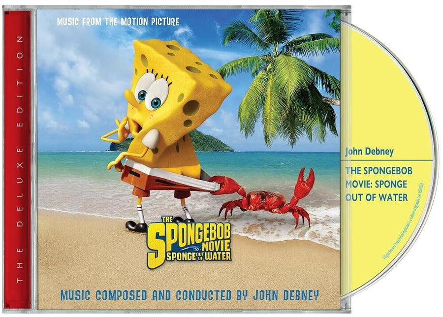 the album cover for John Debney - The SpongeBob Movie: Sponge Out Of Water - The Deluxe Edition