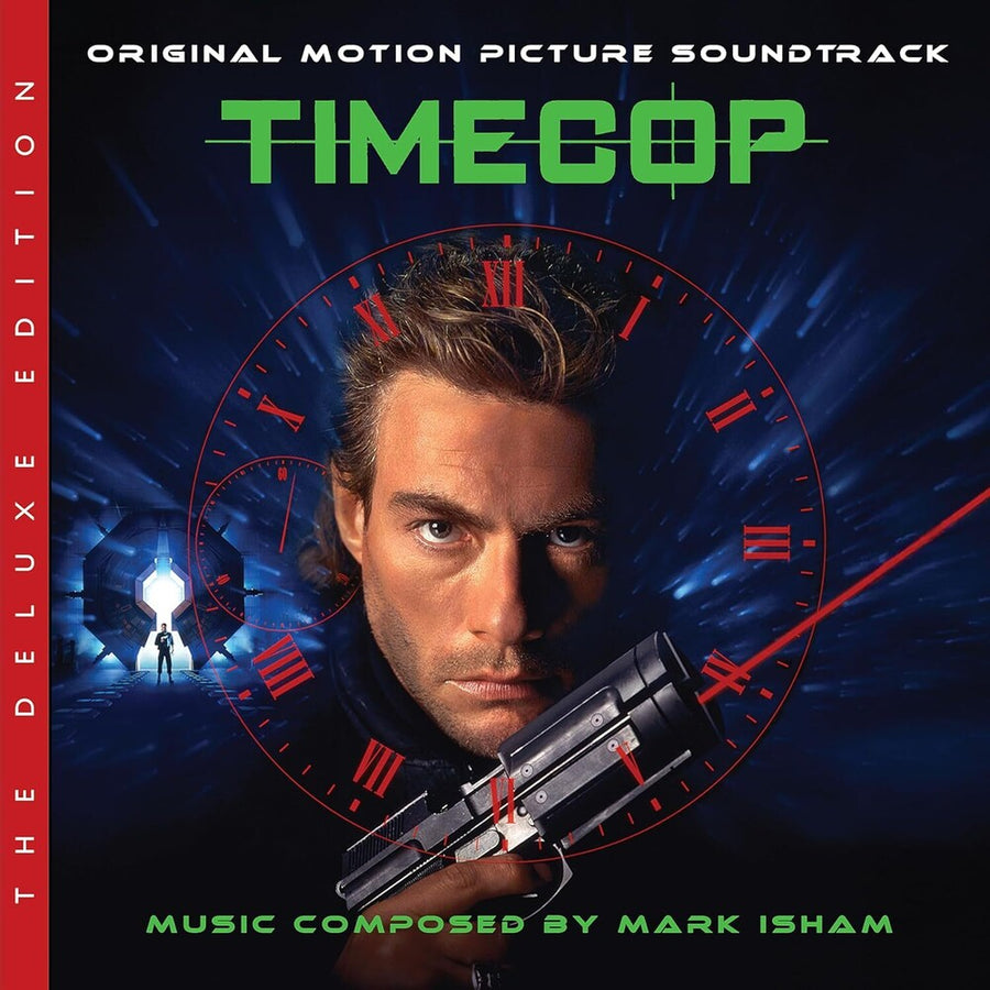 the album cover for Mark Isham - Time Cop - Original Motion Picture Soundtrack (Deluxe Edition)