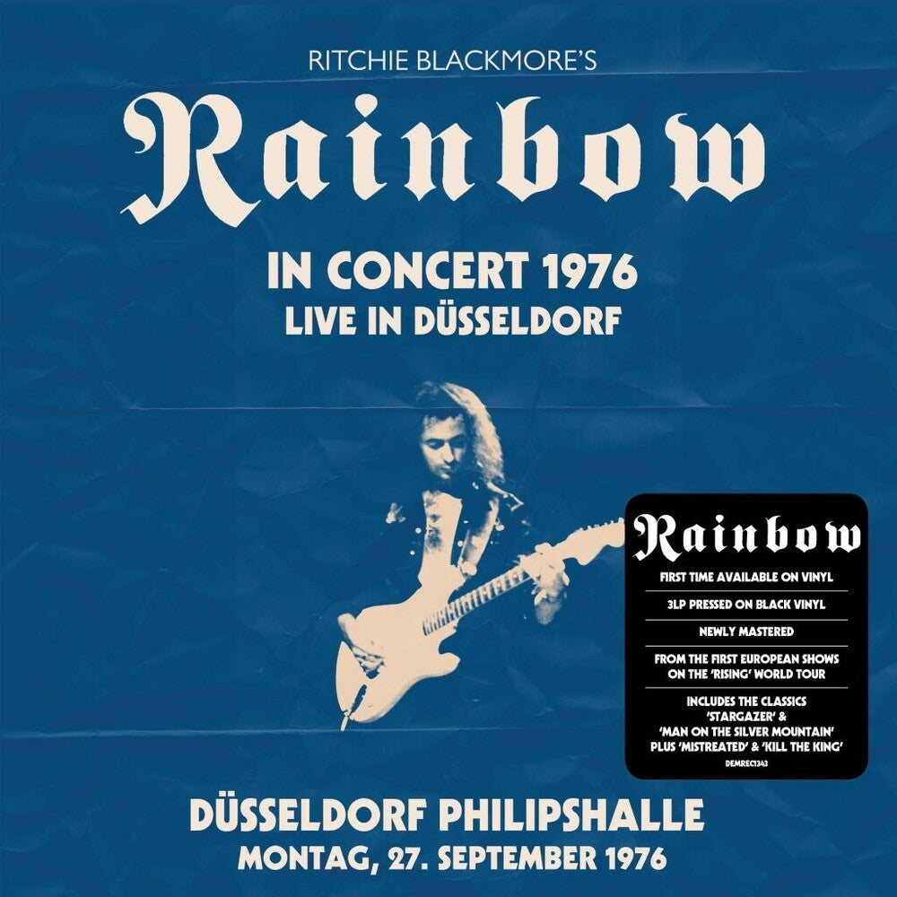 the album cover for Ritchie Blackmore  / Rainbow - Live In Dusseldorf 1976: Philipshalle 27.9.76 (Uk)
