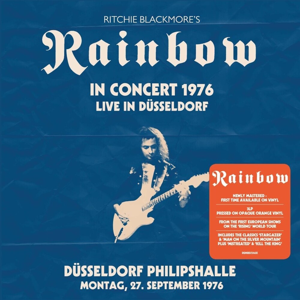 the album cover for Ritchie Blackmore  / Rainbow - Live In Dusseldorf 1976: Philipshalle 27.9.76 (Uk)