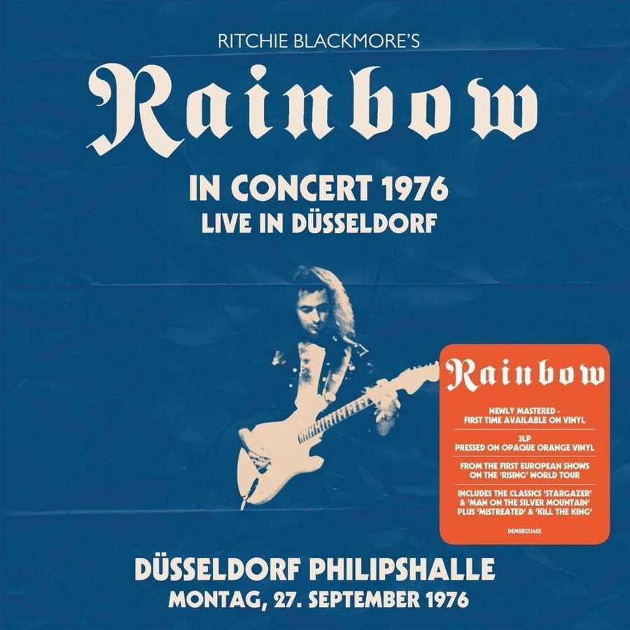 the album cover for Ritchie Blackmore  / Rainbow - Live In Dusseldorf 1976: Philipshalle 27.9.76 (Uk)