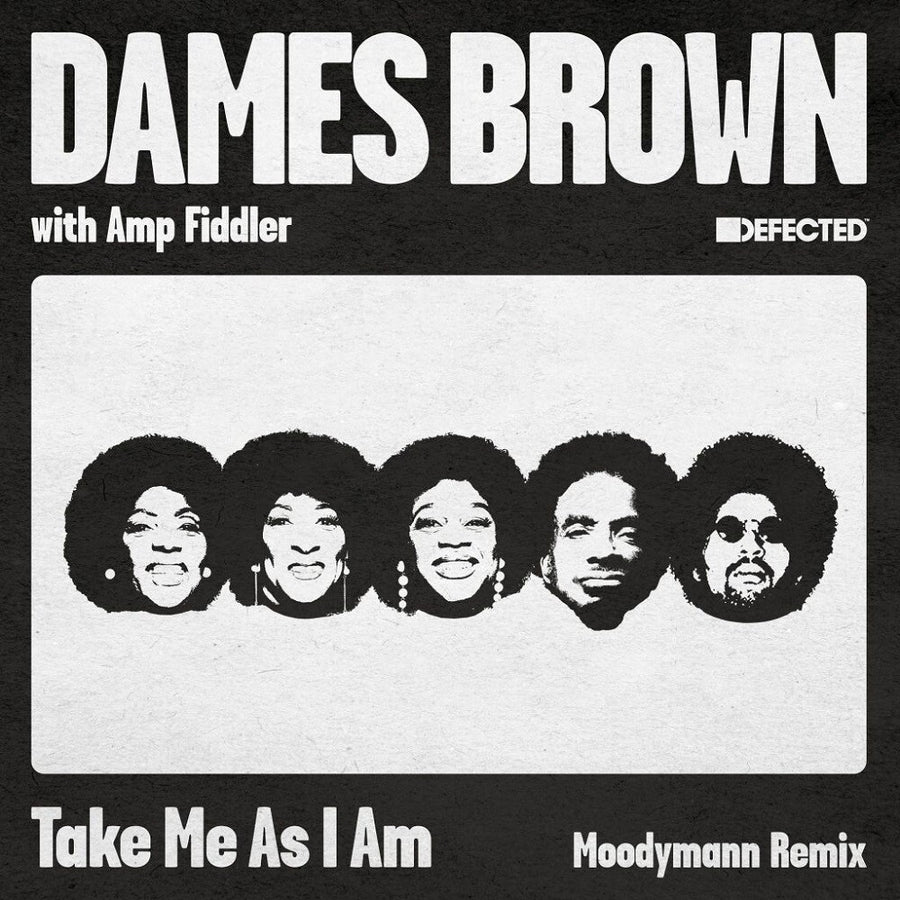 the album cover for Dames & Amp Fiddler Brown - Take Me As I Am (incl. Moodymann Remix)
