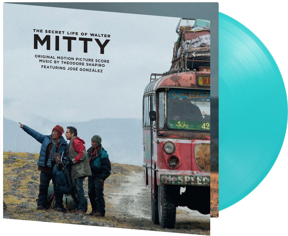 the album cover for Theodore Shapiro - Secret Life of Walter Mitty (OST) [Turquoise - 180g - Numbered]