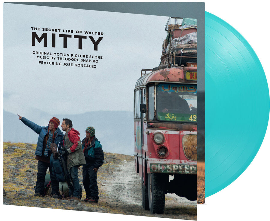 the album cover for Theodore Shapiro - Secret Life of Walter Mitty (OST) [Turquoise - 180g - Numbered]